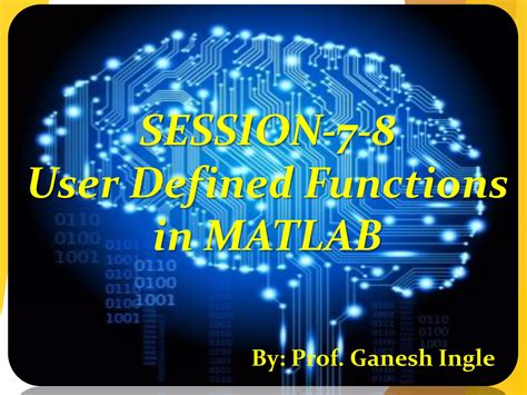 User Defined Functions In Matlab Ppt