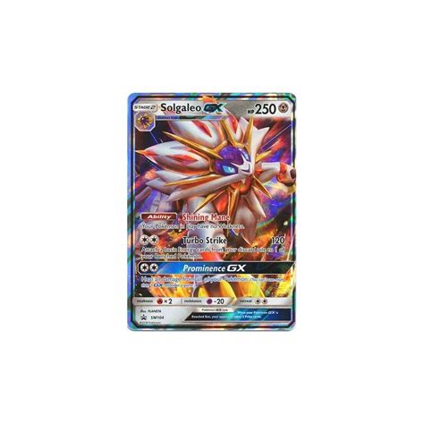 TCG Solgaleo GX SM104 Levelup