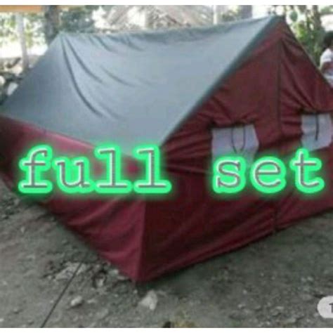 Jual Tenda Pramuka Regu Kemah Kapasitas 12 Orang FULL SET Shopee