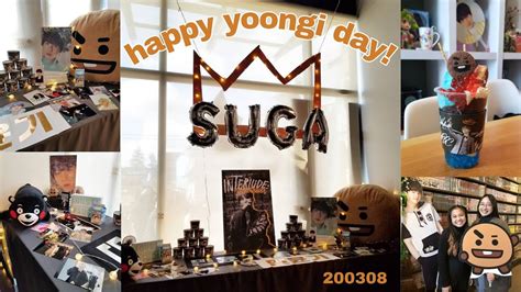 Suga Birthday Cupsleeve Event Vlog Youtube