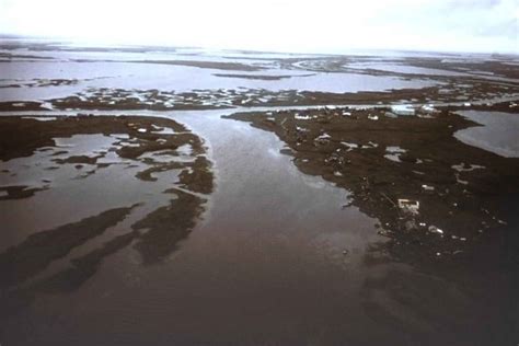 Free Picture Aerial Village Atka Island One Aleutian Islands