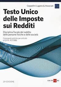 Testo Unico Delle Imposte Sui Redditi Disciplina Fiscale Del Reddito