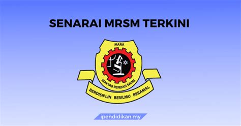 Senarai Mrsm Maktab Rendah Sains Mara Dan Aliran