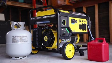 Champion 5500 Watt Dual Fuel Portable Generator With Co Shield® Model