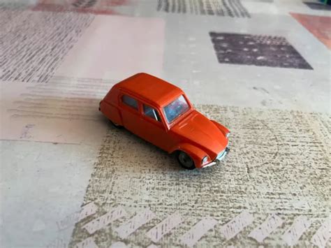 ANCIENNE MINIATURE VOITURE Citroen Dyane Norev Plastique 157 France 1