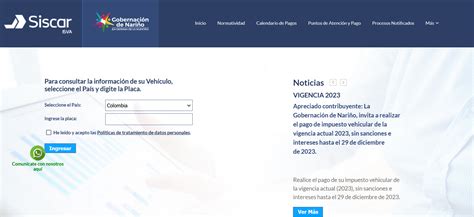 Consulta Impuesto Vehicular En Departamento De Nari O