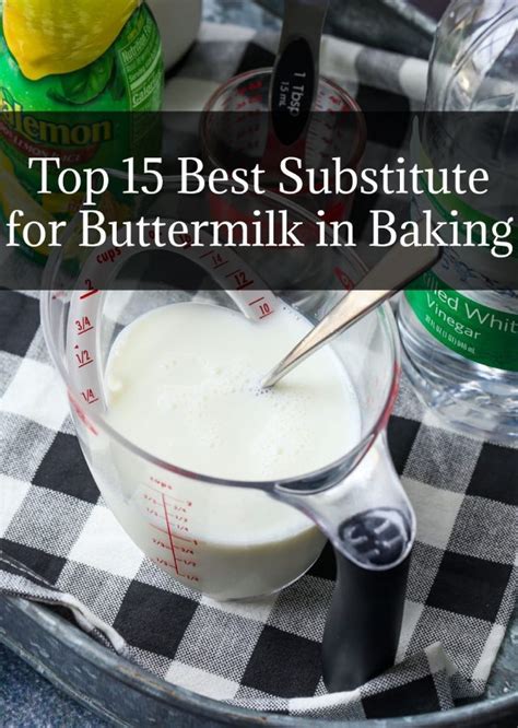 Top Best Substitute For Buttermilk In Baking Buttermilk