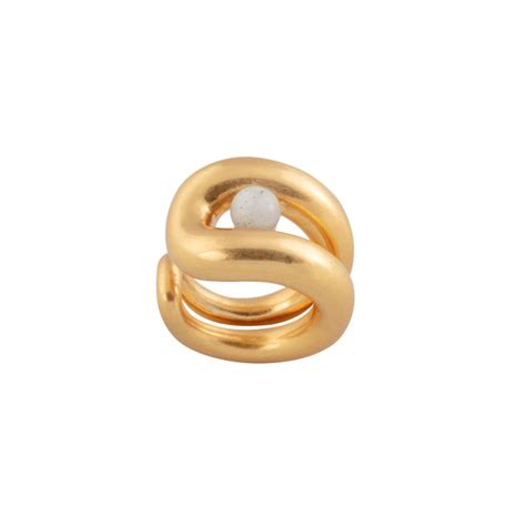 Junajoux Sence Copenhagen Fluid Ring Labradorit Gold Gr 56 57