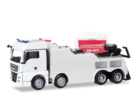 Herpa Herpa Minikit Man Tgx Xlx Euro C Empl Wrecker White