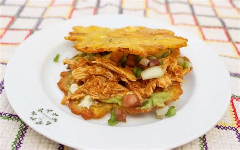 Patacones Con Carne Desmechada De Fátima Olor A Hierbabuena