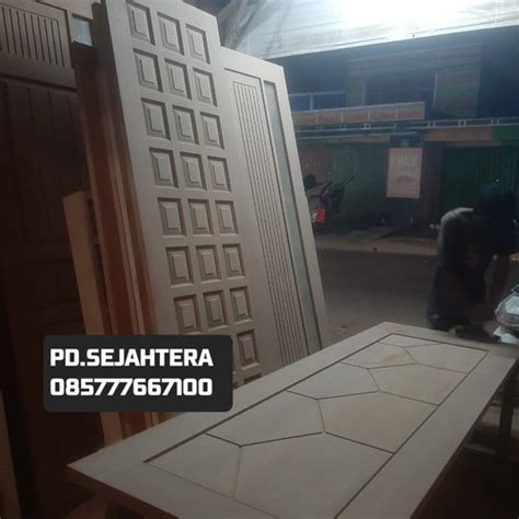 Jual Daun Pintu Kamper Samarinda Oven Banyak Garis Jakarta Timur