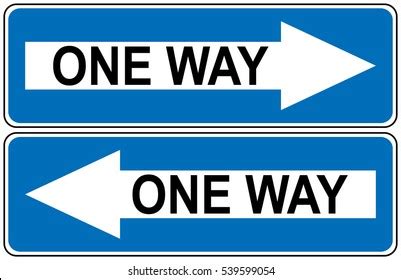 ONE WAY SIGN.ai Royalty-free Stock Vector Images and Clip Art