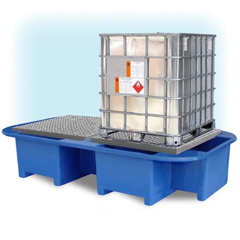 IBC Bund Spill Or Sump Pallet For 2 IBC Safe Spill