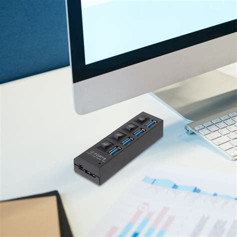 Computer Concentrator Slim Usb Hub Ethernet Ports Internal High