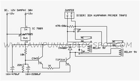 ARWIS BLOG Merakit Soft Start Untuk Audio Power Amplifierku