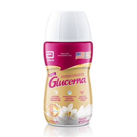 Sữa nước hương vani bổ sung dinh dưỡng Glucerna lốc 6 chai 220ml