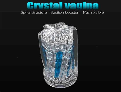 Sex Toys For Man Spiral Transparent Vacuum Pocket Pussy Sexy Clear Vagina Real Pussy Male
