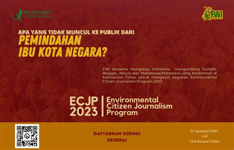 Environmental Citizen Journalism Program Ecjp Apa Yang Tidak