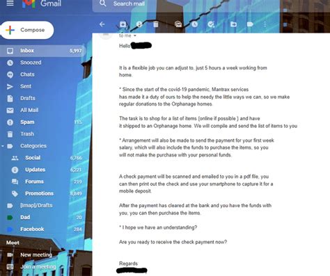 Is this a scam? If I accept the cheque what can go wrong? : r/Scams