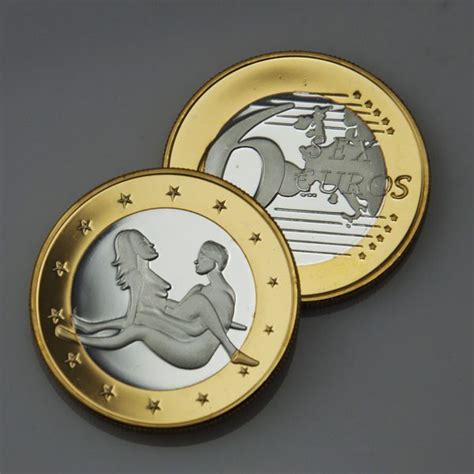 Sexy Sex Adult Girl Kama Sutra Europe Commemorative Coinssilver Gold