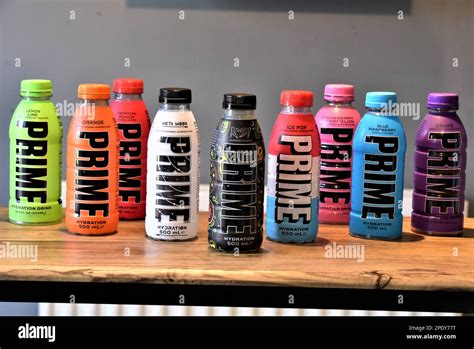 Prime Hydration Drink Pictured Are The Nine Flavours Including Ksi