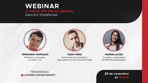 Conheça os palestrantes do webinar O Rádio em Minas Gerais Portal MPA