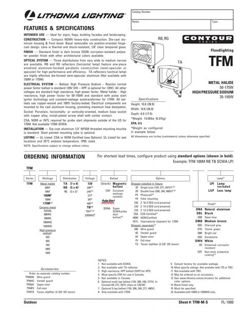 View Product Specifications Sheet