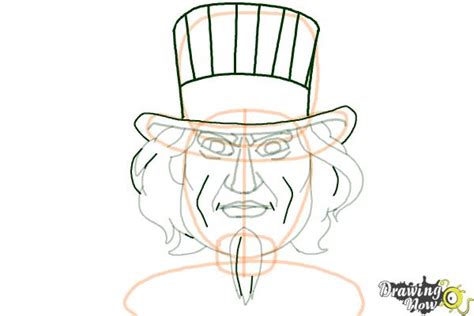 How To Draw Uncle Sam Drawingnow