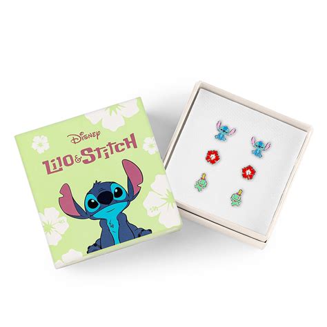 Lilo Stitch Boucles D Oreilles Ensemble De Dans Une Bo Te Cadeau