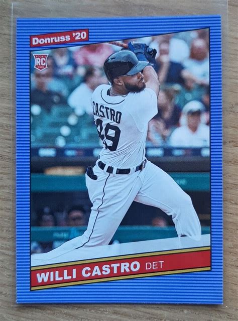 Panini Donruss Willi Castro Rookie Detroit Tigers Ebay