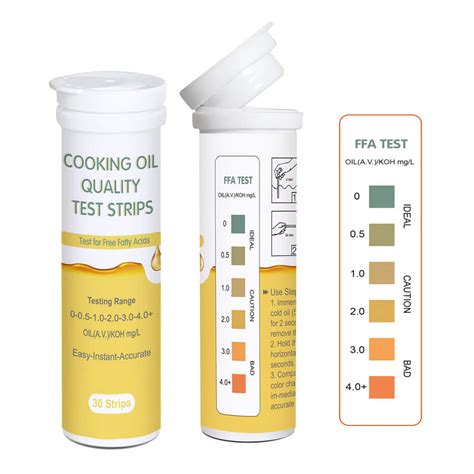 Cooking Oil Test Strips Allora Test Kits