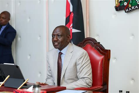 Ruto Aongoza Mkutano Wa Baraza La Mawaziri Suala La Mafuriko