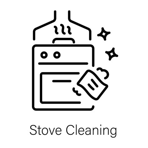 Trendy Stove Cleaning Vector Art At Vecteezy