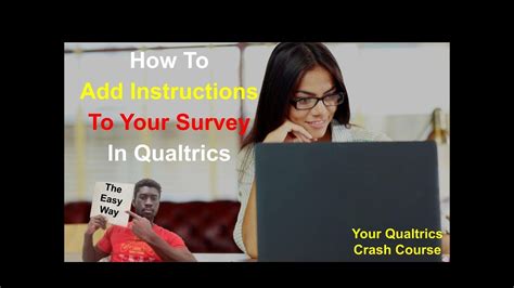 How To Add Instructions To Your Survey In Qualtrics YouTube