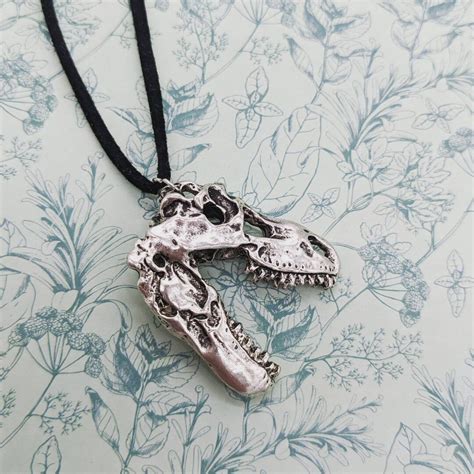 Tyrannosaurus Necklace Dinosaur Necklace Dinosaur Jewellery Dinosaur Lover Ts T Rex