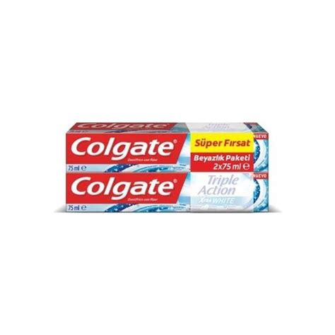 Colgate Triple Action Extra White 75ML 2 Fiyatı