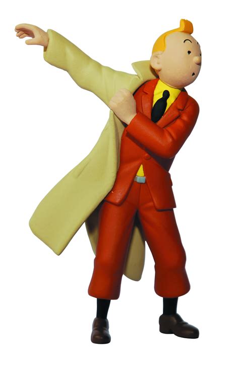 JUN122035 - TINTIN TRENCHCOAT 8.5CM PVC FIGURE - Previews World