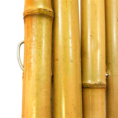 Natural Coloured Bamboo Screening 240cm Garden Bamboo Rolled Fence