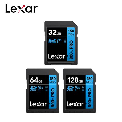 Original Lexar Sd Card X Pro Sdhc Gb Sdxc Gb Gb Max