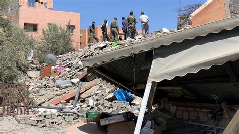 Moroccos Deadly Earthquake In Pictures World News Sky News