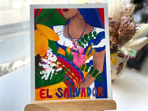 El Salvador Art Print 8x10 - Etsy