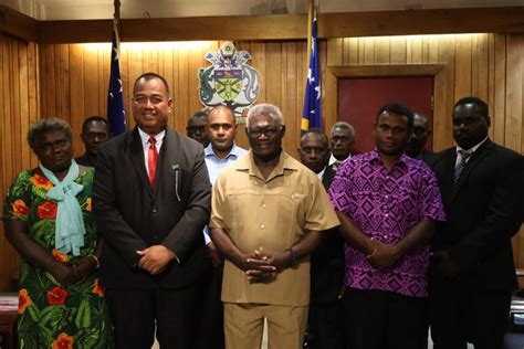 Choiseul Provincial Executive Meet PM Sogavare Solomon Star News