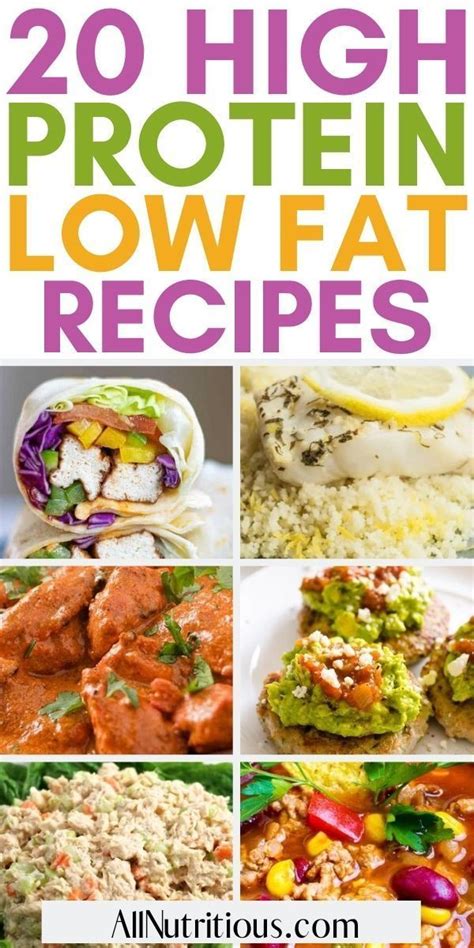 20 High Protein Low Fat Recipes Healthy Low Fat Recipes Low Fat