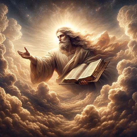 God Holding Bible In Bible Christian Pictures God