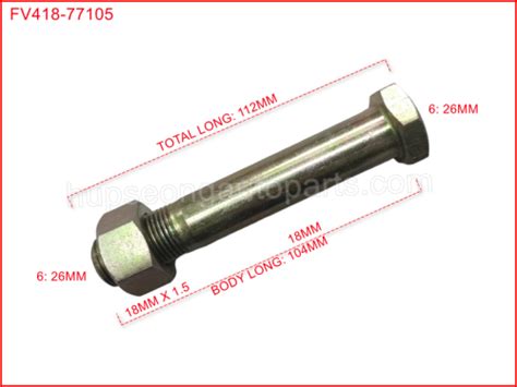 Fuso Fv418 Rear Cabin Bush Bolt With Nut Cabin Bolt With Nut Fv418