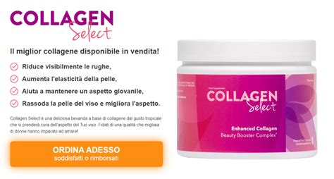 Collagen Select Recensioni 2024 Opinioni Prezzo E Sito Ufficiale