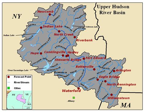 Hudson River New York Map - Maping Resources