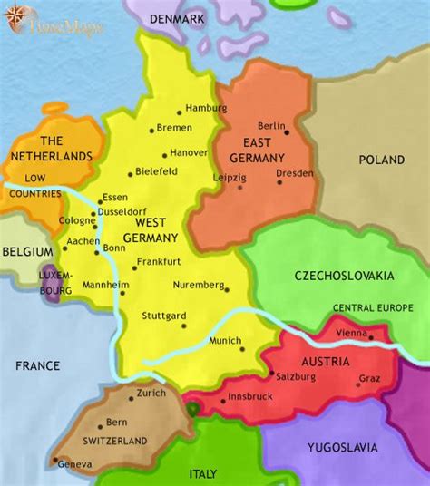 Map of Germany in 979 CE: The Holy Roman Empire | TimeMaps