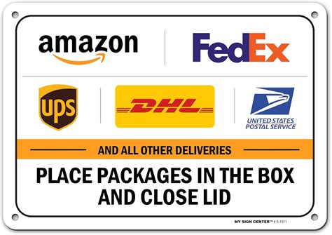 Package Delivery Sign Instructions Amazon Ups Fedex Ubuy India