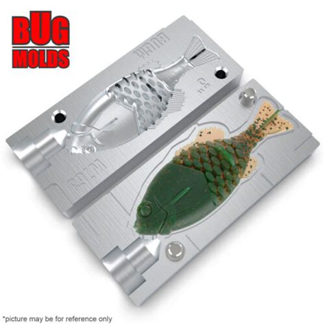 Bait Diy Fishing Mold Soft Plastic Baits Lure Plastisol Bass Gilly Ebay